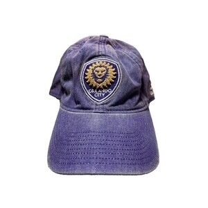 Adidas Orlando City Soccer Club Cap Florida Purple MLS Adjustable Strapback